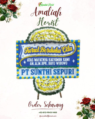 Papan Bunga Duka di Kedurang Ilir