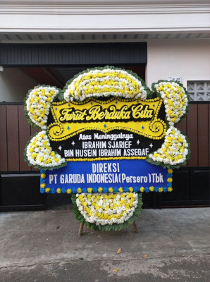 Papan Bunga Duka di Kedurang Ilir