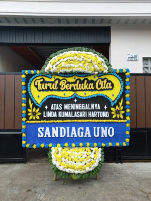 Papan Bunga Duka di Kedurang Ilir